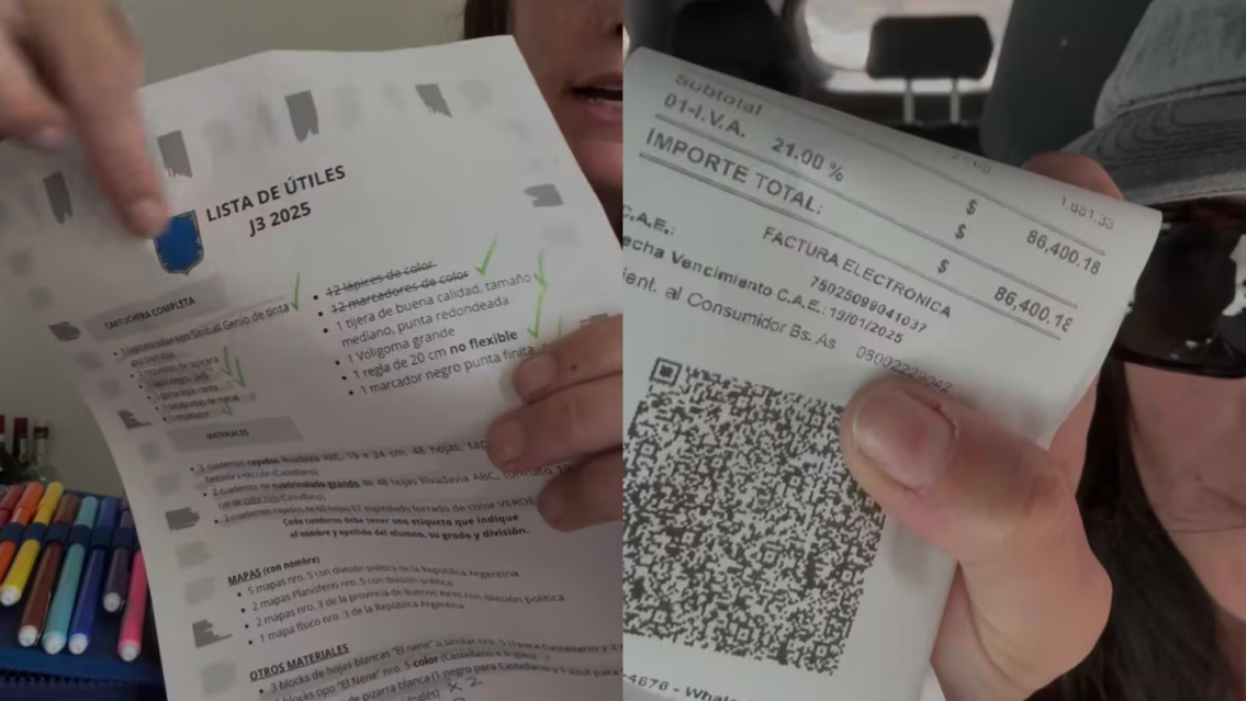 Famosa mostró la fortuna que gastó en la lista de útiles pero la fulminaron a ella