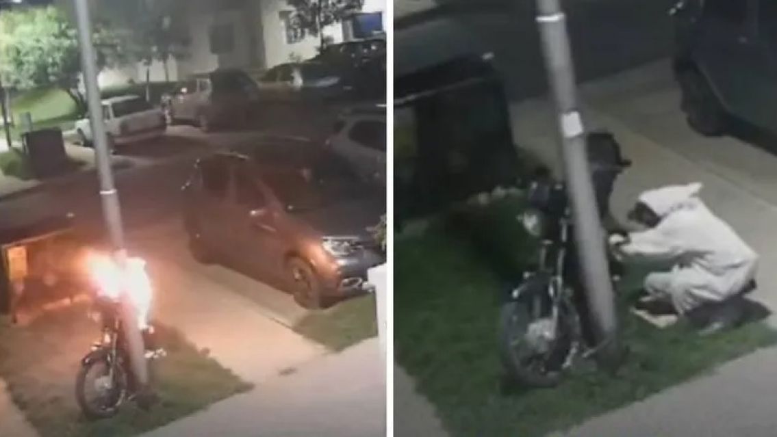 Alto Comedero: Los vecinos agarraron al que les prend�a fuego a las motos