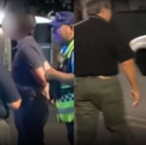 Quedó todo grabado: turista borracho armó un escándalo