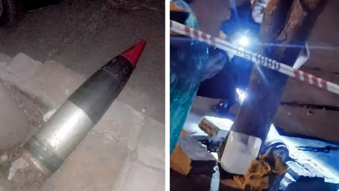 Impresionante hallazgo de un "misil" en Cuyaya: "P�nico entre los vecinos!