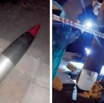 Impresionante hallazgo de un "misil" en Cuyaya: "P&aacute;nico entre los vecinos!