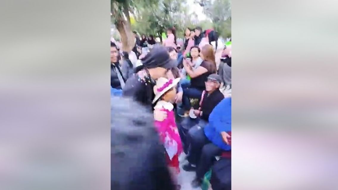 El idolo boliviano que apareció en una plaza de Jujuy