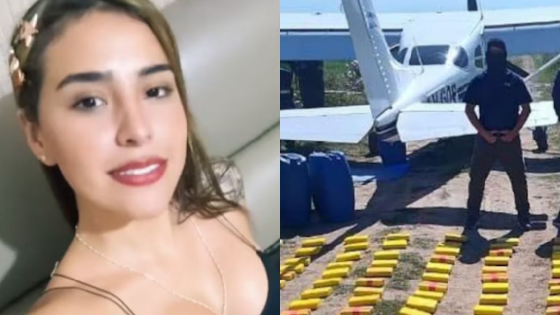 Agarraron a una modelo boliviana con 300 kilos de "merluza" en una avioneta