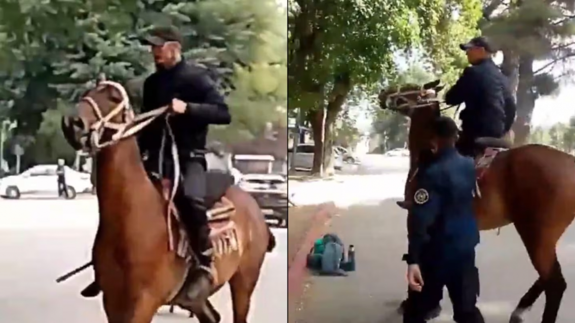 El Bolsón: hombres a caballo atacaron a rebencazos a unos jóvenes