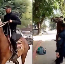 El Bols&oacute;n: hombres a caballo atacaron a rebencazos a unos j&oacute;venes