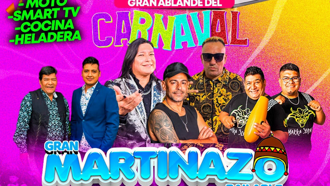 El Martinazo: ablande de Carnaval, este domingo 9 en Federaci�n Gaucha