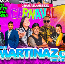 El Martinazo: ablande de Carnaval, este domingo 9 en Federación Gaucha