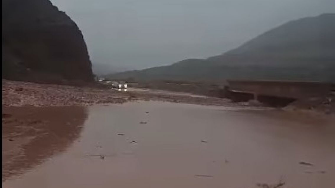 Atención: Ruta 9 cortada por las intensas lluvias