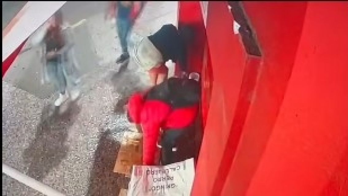 Una parejita de jujeños le robó el colchón a un perrito callejero