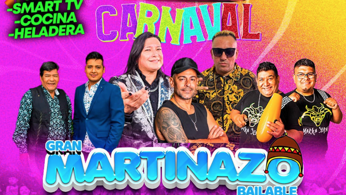 El Martinazo del domingo se viene con regalos imperdibles y entrada gratis