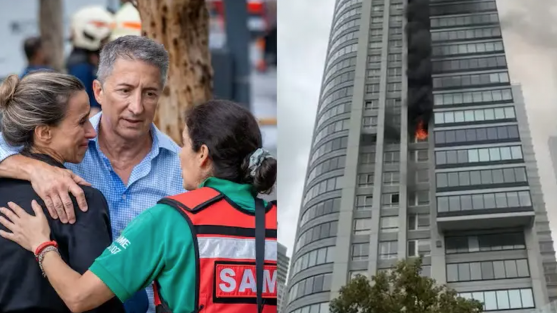 La angustia del periodista de TN que perdi� su departamento en el incendio de Puerto Madero