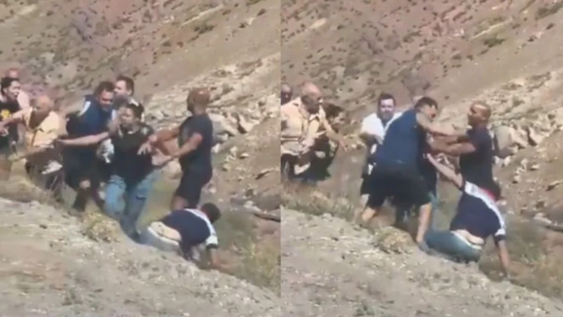 Brutal pelea en el paso fronterizo con Chile: Hay varios heridos