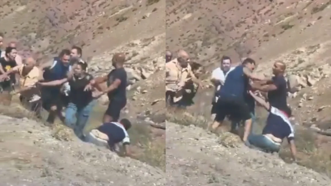No aguantaron las largas filas y se agarraron a las piñas: HAY VIDEO