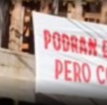 Apareció un misterioso pasacalles en el centro de Jujuy en pleno San Valentín: "Podrán..."