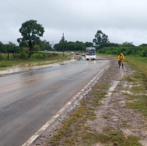 Tras el temporal, volvió a quedar habilitada la ruta 21