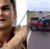 El boxeador "Chino" Maidana tuvo un terrible accidente en la ruta