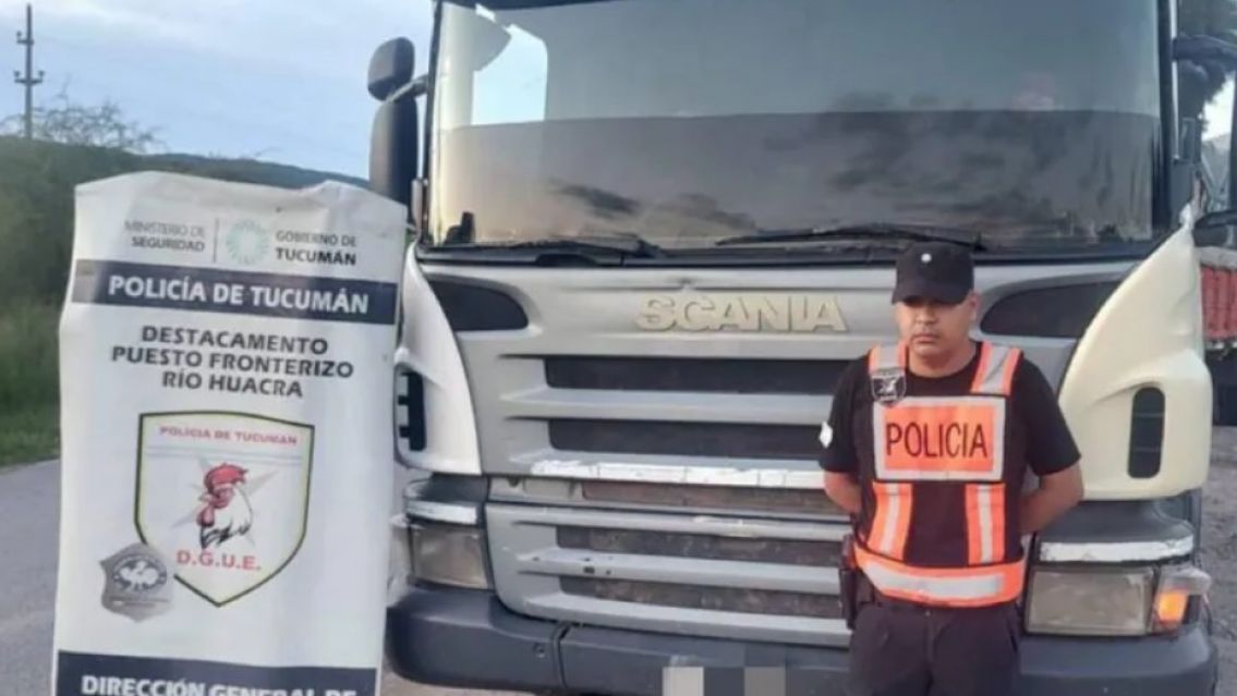 La polic�a recuper� un cami�n juje�o en Tucum�n