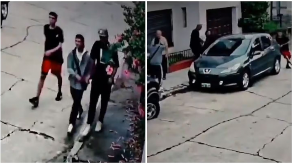 "�Dej�me sacar a mi hija!", la s�plica a los ladrones que le estaban robando el auto