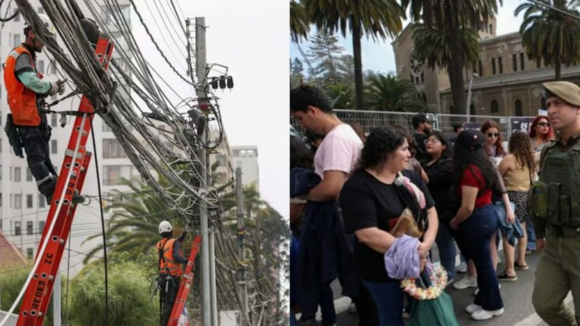 Corte de luz masivo en Chile: Gabriel Boric decretó el estado de excepción y un toque de queda