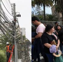 Corte de luz masivo en Chile: Gabriel Boric decretó el estado de excepción y un toque de queda 