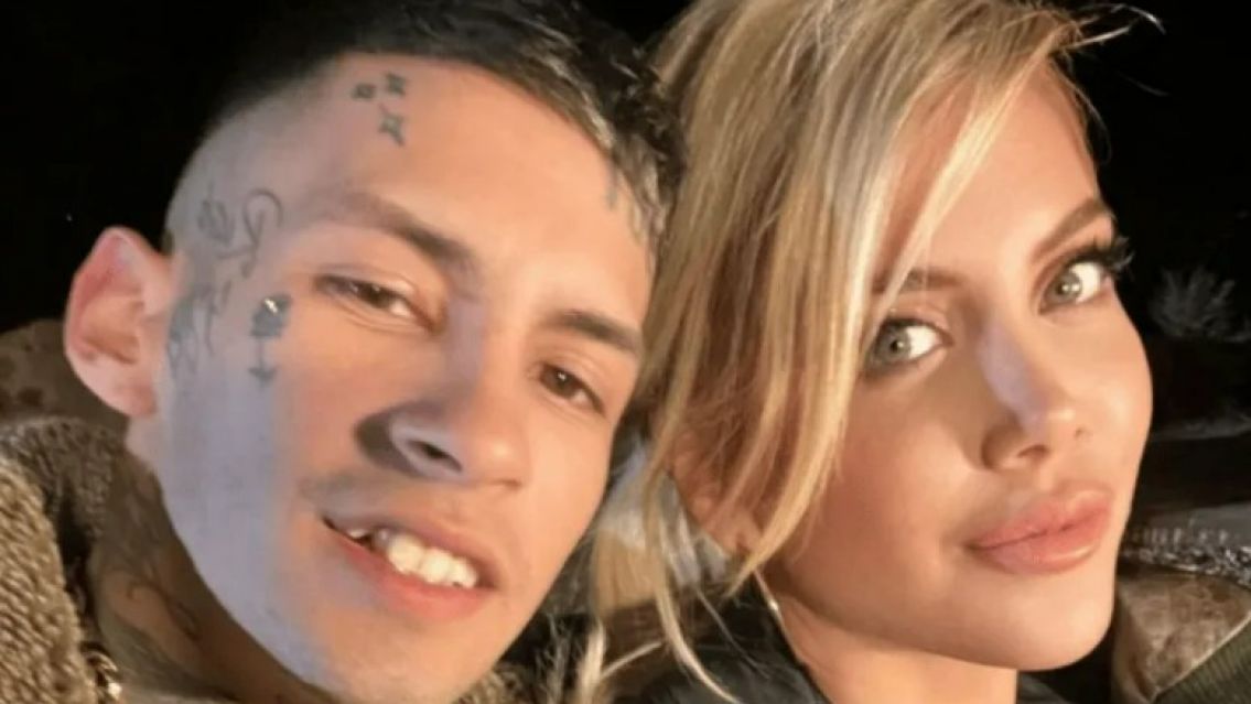 Wanda Nara dej� Turqu�a y sorprendi� a L-Gante: la tierna foto desde el hospital