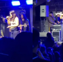 Le reventaron un hielo a Angela en la cara en pleno baile de Carnaval