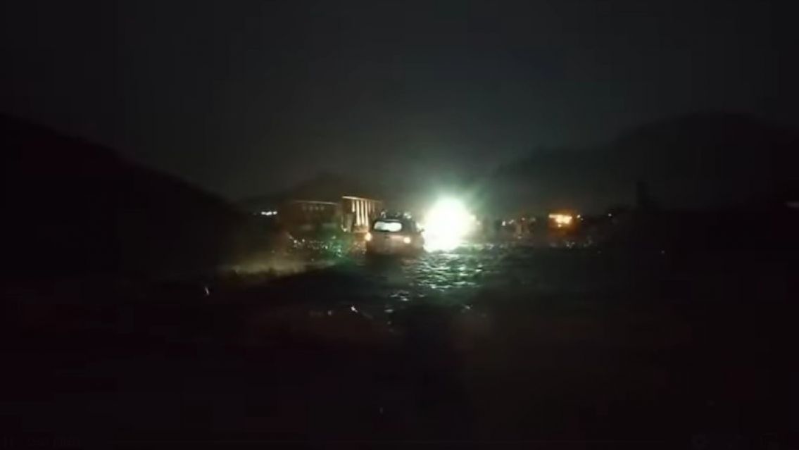 Corte total de Ruta en Tilcara por el temporal: Imposible pasar