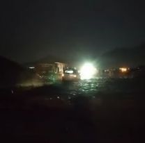  Corte total de Ruta en Tilcara  por el temporal: Imposible pasar