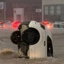 Muri&oacute; una mujer en medio del feroz temporal en Bah&iacute;a Blanca