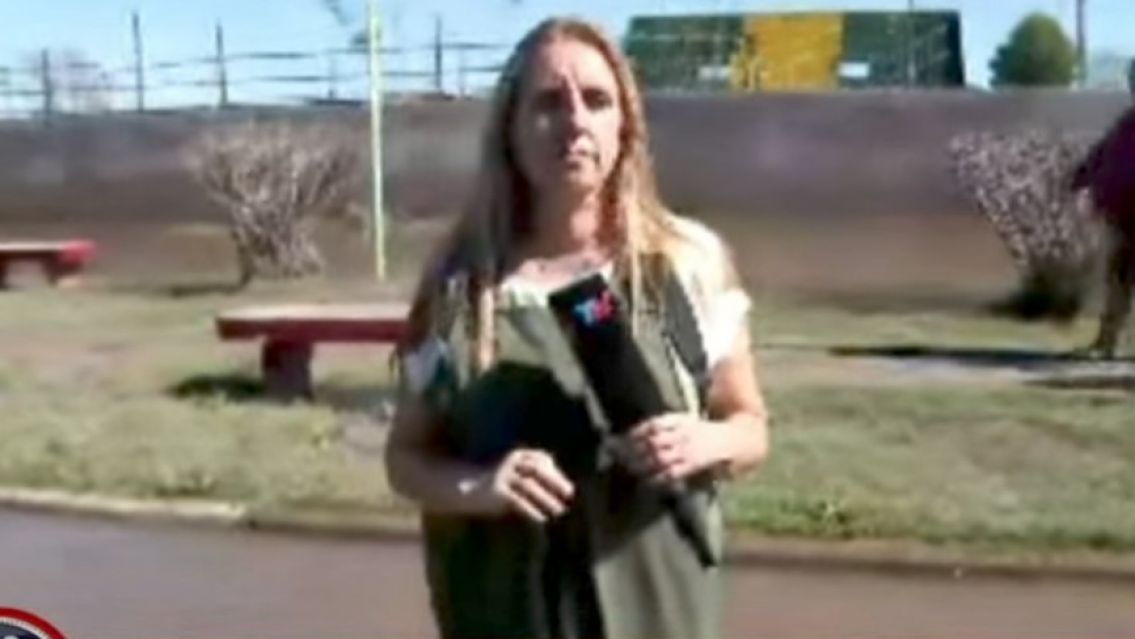 El ataque de bronca de Paula Bernini en medio del temporal de Bah�a Blanca