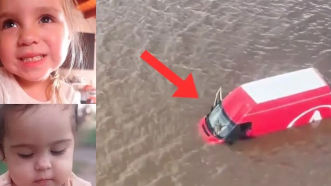 Fotos de la camioneta donde se refugiaron las hermanitas desaparecidas en el temporal