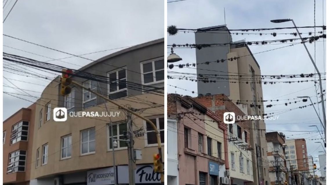 San Salvador de Jujuy, tapada de cables y nadie hace nada