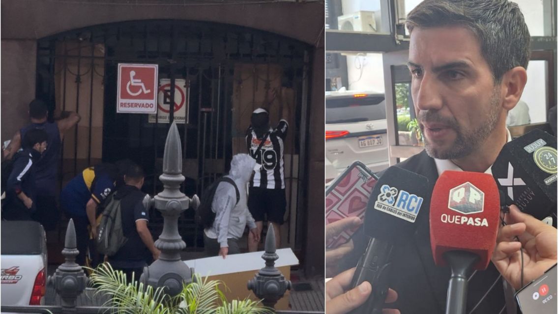 "Delincuentes golpistas", así se refirió Quintar a los incidentes en la marcha