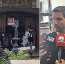 "Delincuentes golpistas", así se refirió Quintar a los incidentes en la marcha