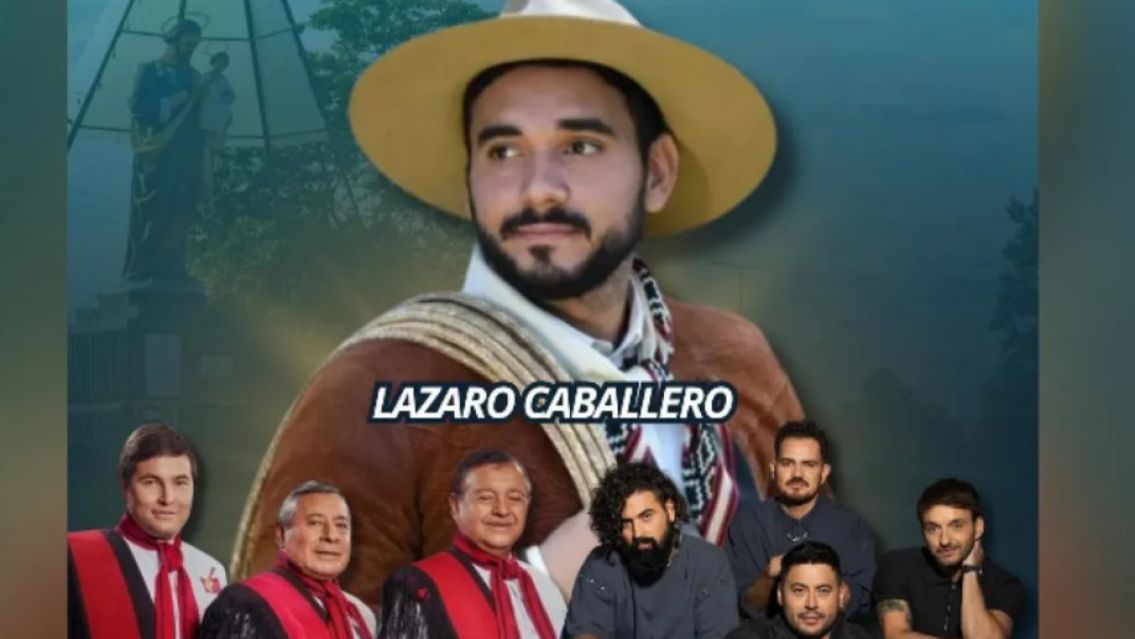 Lázaro Caballero, Ahyre y Las Voces de Orán actuarán gratis en Perico
