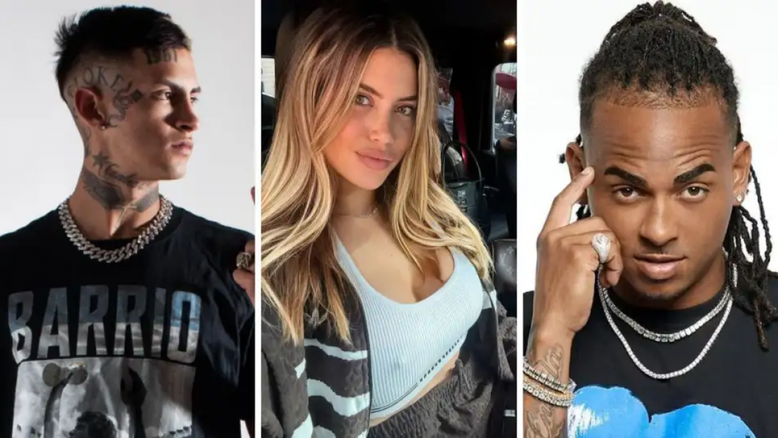 Cada uno por su lado, Wanda muy cercana a Ozuna y L-Gante con Mar Lucas