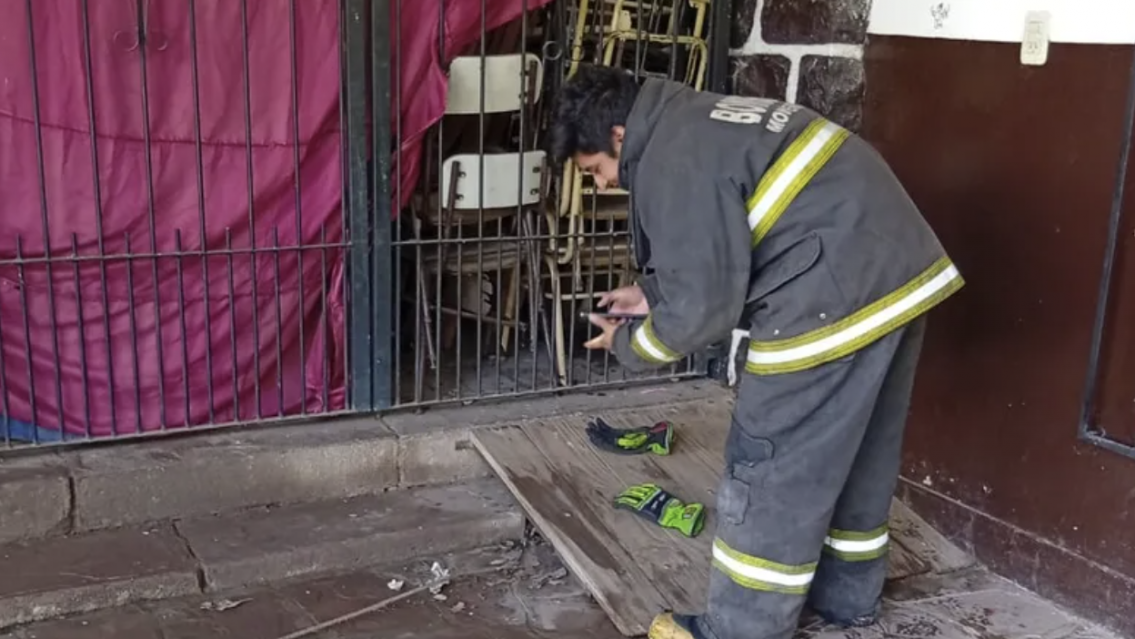 Abandono total en una escuela de Monterrico, pudo haber sido una tragedia