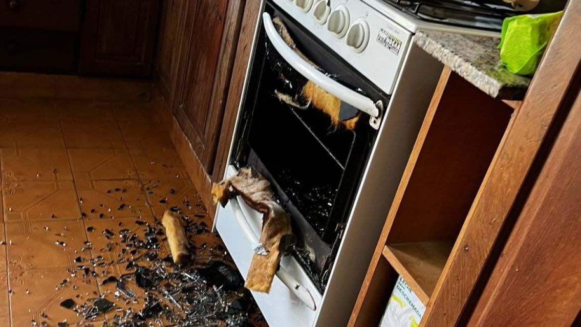 Jujuy: mujer est� internada con graves quemaduras tras la explosi�n de su cocina