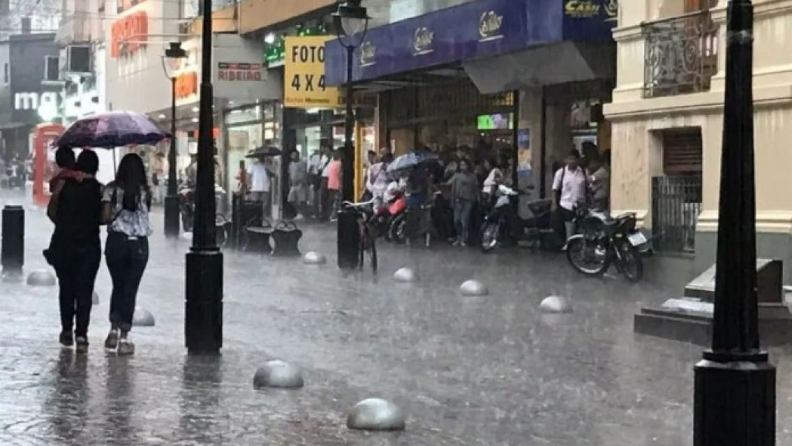 Lunes con lluvias en Jujuy