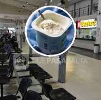Salte&ntilde;a recibi&oacute; un yogur de regalo y vivi&oacute; un calvario en la terminal 