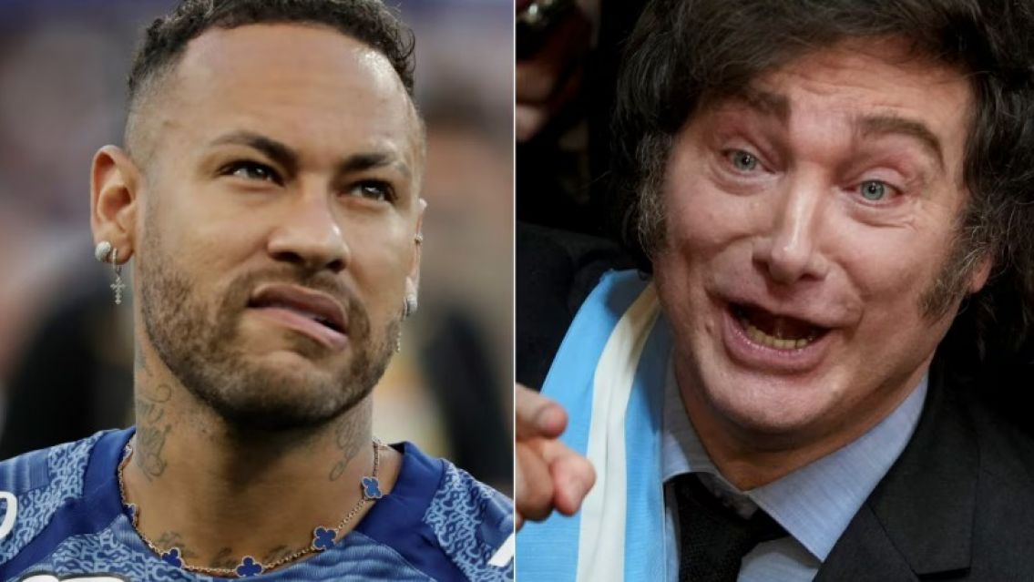 Milei se burló de Neymar después de la goleada de la Selección argentina a Brasil