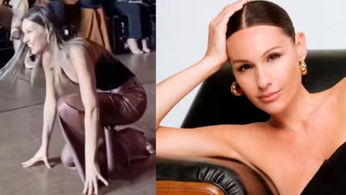 "La vida te pone de rodillas", Pampita reflexionó sobre su caída en pleno desfile