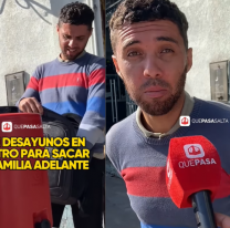 "Empec&eacute; con sanguchitos", juje&ntilde;o se la rebusca para sacar adelante a su familia