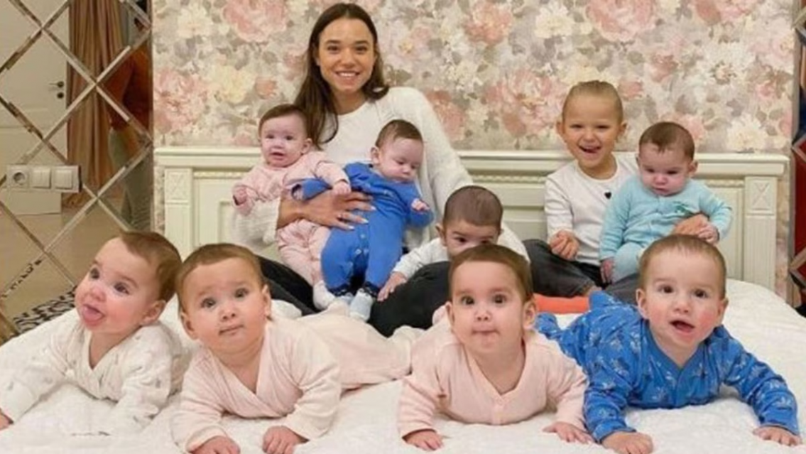 Tiene 26 a�os y quiere ser madre de 100 hijos, ya logr� casi un cuarto de esa meta