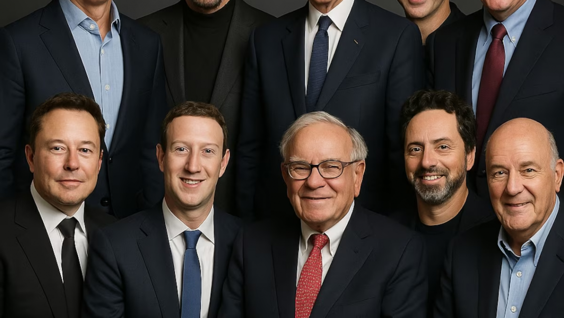 Casi todos hombres, quiénes son los más millonarios del mundo
