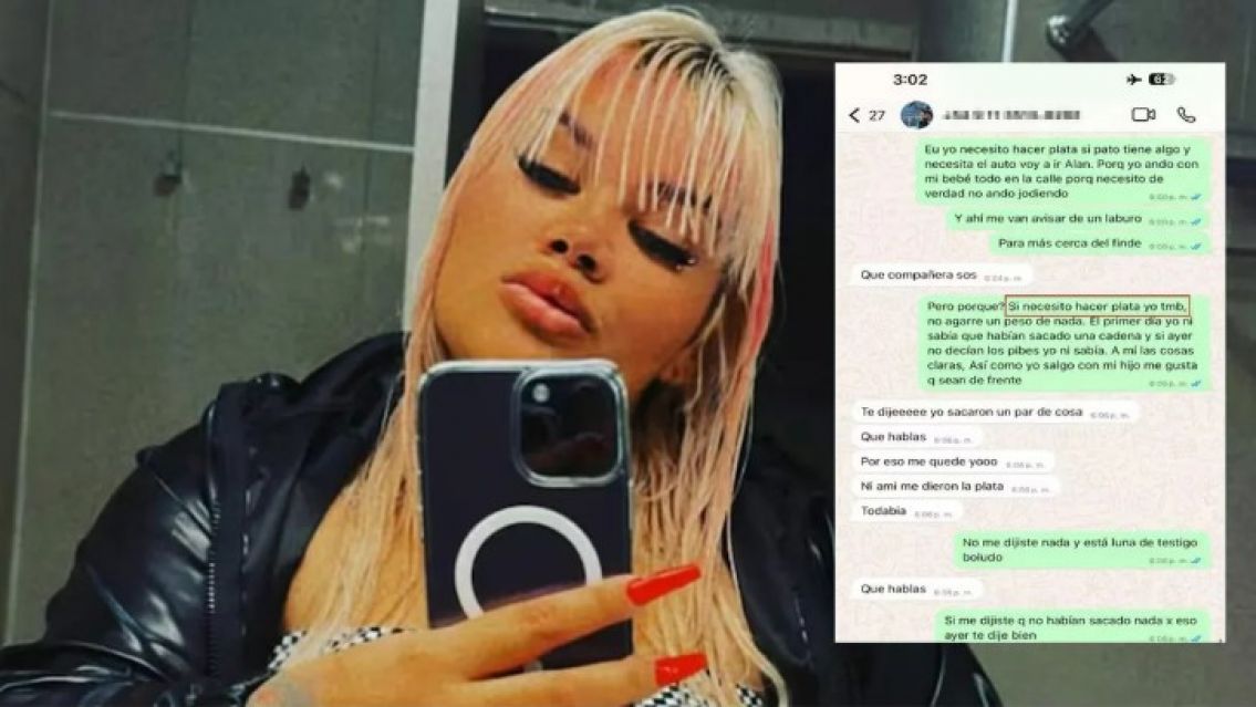 Filtraron chats de More donde organiza robos y Jorge le solt� la mano: "Que se defienda sola".