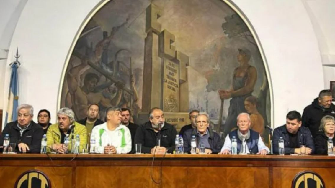 La CGT confirm� el paro general en todo el pa�s: ser� el tercero de la gesti�n Milei