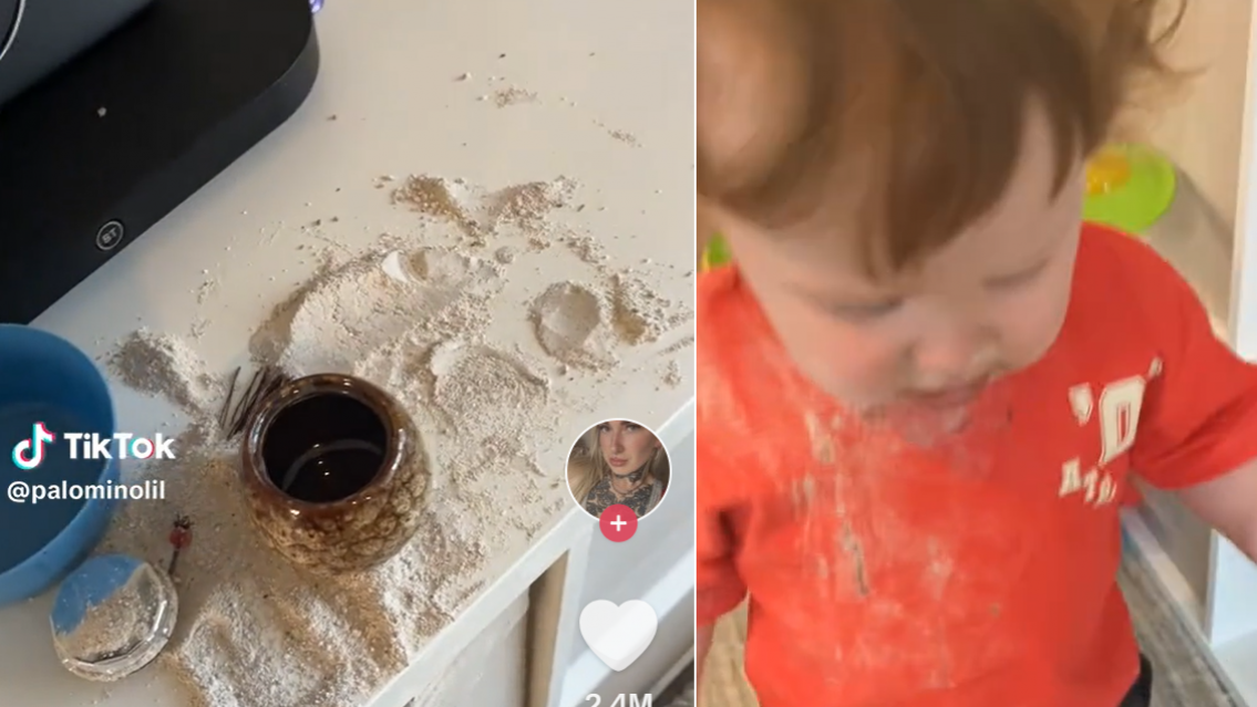 "¡Mi hijo se comió las cenizas de mi padre!", la señora está en shock