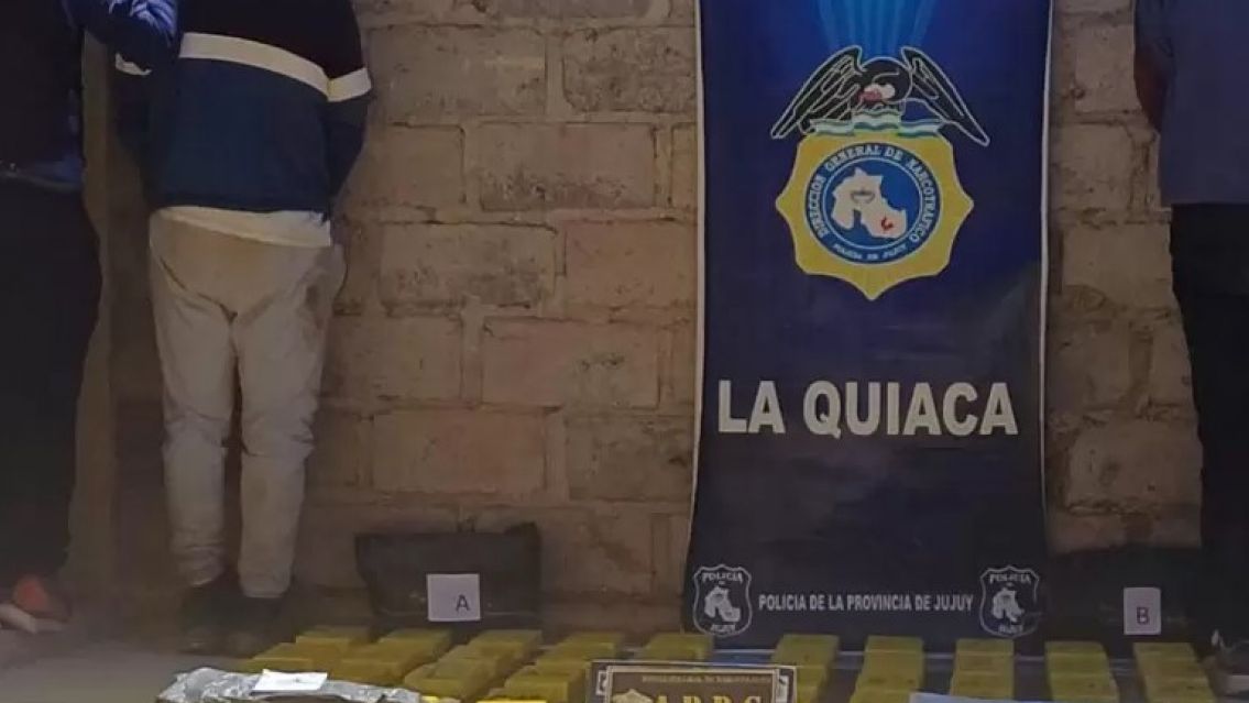 Cayeron con 83 kilos de coca�na en La Quiaca