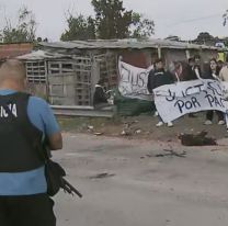 Tensi&oacute;n en un piquete: un nene intent&oacute; atacar a un polic&iacute;a con un cuchillo